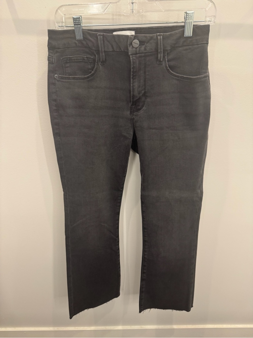 Frame Denim Women's Black Boot-Cut Jeans